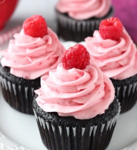 Raspberrie cupcake